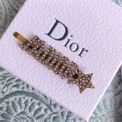 dior star pin|dior hair pin.